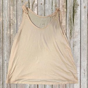 Baby pink soft knit tank